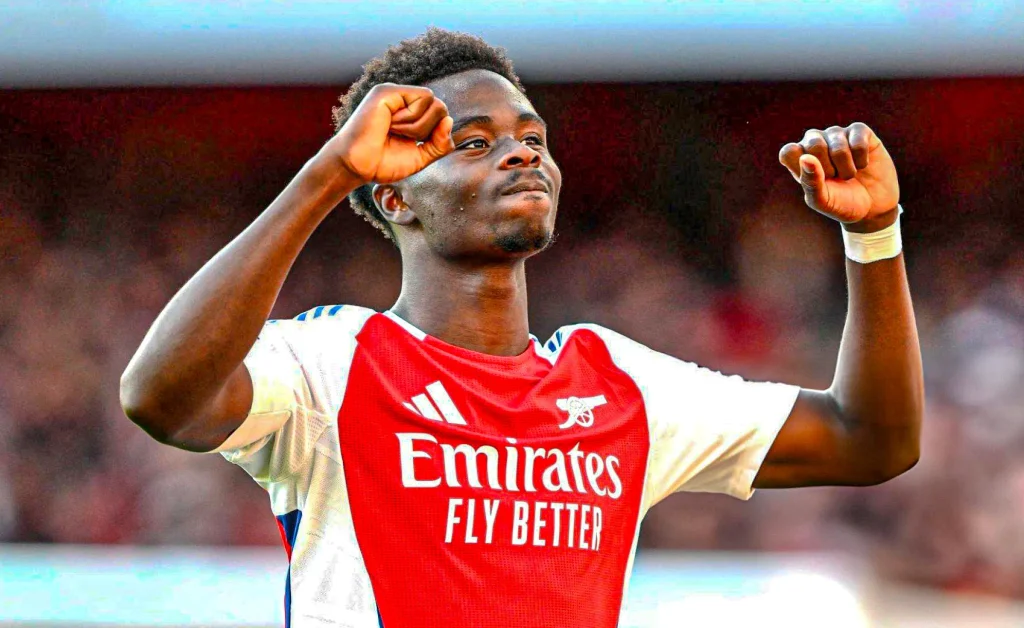 Bukayo Saka broke important Arsenal record against Liverpool